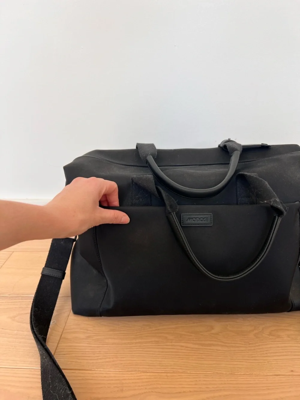 Black AER Nylon Briefcase - Sleek Laptop Bag